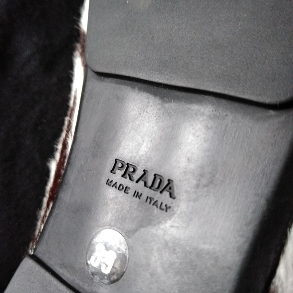 Vintage prada shoes ( size 8.5 US)  39 europe zebra print - Picture 9 of 16